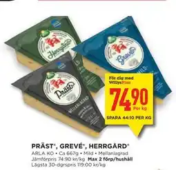 Willys Hemma PRÄST , GREVÉ , HERRGÅRD , Medlemspris erbjuda