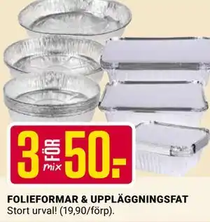 FOLIEFORMAR & UPPLÄGGNINGSFAT