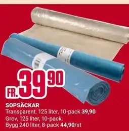 ÖoB SOPSÄCKAR erbjuda
