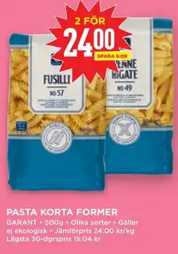 Willys Hemma PASTA KORTA FORMER erbjuda