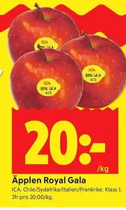 ICA Kvantum Äpplen Royal Gala erbjuda
