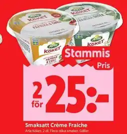ICA Kvantum Smaksatt Crème Fraiche, Medlemspris erbjuda