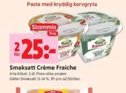 ICA Kvantum Smaksatt Crème Fraiche, Medlemspris erbjuda