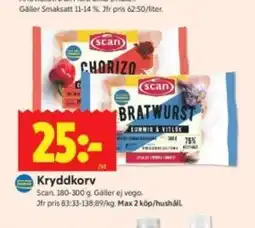 ICA Kvantum Kryddkorv erbjuda