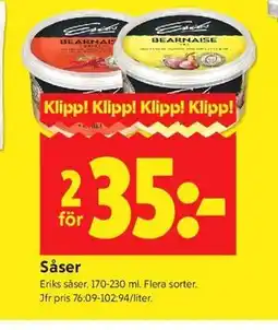ICA Kvantum Såser erbjuda