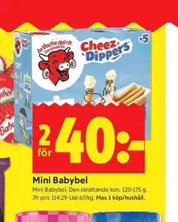 ICA Kvantum Mini Babybel erbjuda