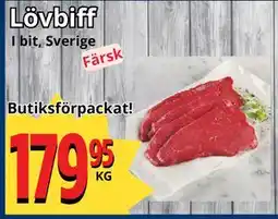 Supergrossen Lövbiff erbjuda