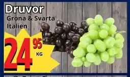 Supergrossen Druvor erbjuda
