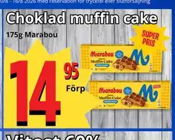 Supergrossen Choklad muffin cake erbjuda