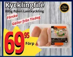 Supergrossen Kycklingfilé erbjuda