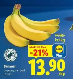 Lidl Bananer erbjuda