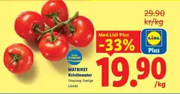 Lidl Matriket kvisttomater erbjuda