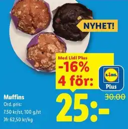 Lidl Muffins erbjuda