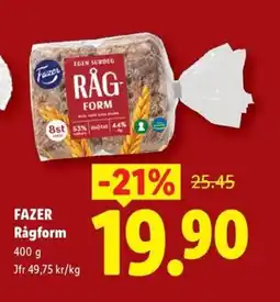 Lidl FAZER Rågform erbjuda