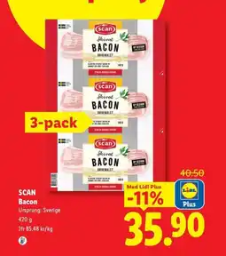 Lidl Scan bacon erbjuda