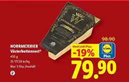 Lidl NORRMEJERIER Västerbottensost erbjuda