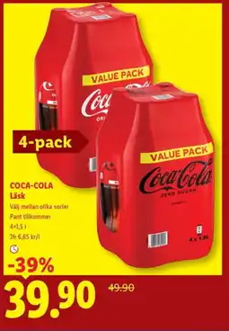 Lidl Coca-Cola Läsk erbjuda