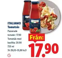 Lidl Italiamo tomatsås erbjuda