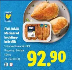 Lidl ITALIAMO Marinerad kyckling- bröstfilé erbjuda