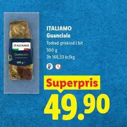 Lidl ITALIAMO Guanciale erbjuda
