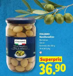 Lidl Italiamo nocellaraoliver erbjuda