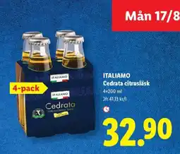 Lidl Italiamo cedrata citrusläsk erbjuda