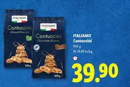 Lidl Italiamo cantuccini erbjuda