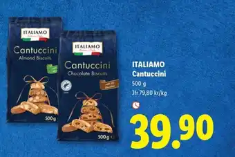 Lidl Italiamo cantuccini erbjuda