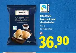 Lidl Italiamo croissant med chokladkräm erbjuda