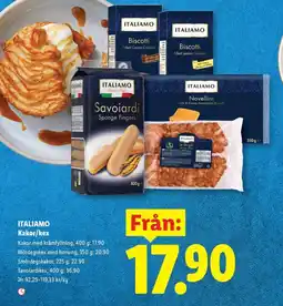 Lidl Italiamo kakor/kex erbjuda