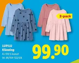 Lidl Lupilu klänning erbjuda