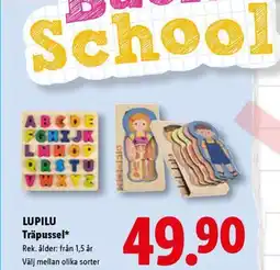 Lidl Lupilu träpussel* erbjuda