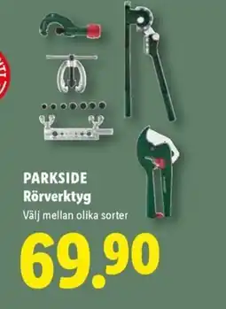 Lidl Parkside rörverktyg erbjuda