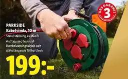 Lidl Parkside kabelvinda, 10 m erbjuda