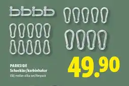Lidl PARKSIDE Schacklar/karbinhakar erbjuda