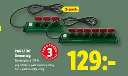 Lidl Parkside grenuttag erbjuda