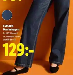 Lidl ESMARA Denimjoggers erbjuda