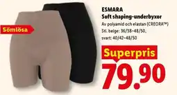 Lidl Esmara soft shaping-underbyxor erbjuda