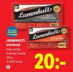 Lidl Lammhults isterband erbjuda