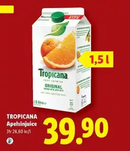 Lidl Tropicana apelsinjuice erbjuda
