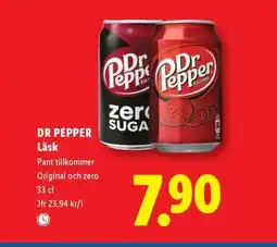 Lidl Dr pepper läsk erbjuda