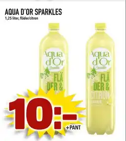 Din Mat Aqua d'or sparkles erbjuda
