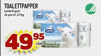 Din Mat Toalettpapper erbjuda