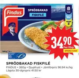 Willys SPRÖDBAKAD FISKFILÉ erbjuda
