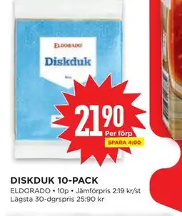 Willys DISKDUK 10-PACK erbjuda
