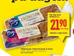 Willys FRÖKUSAR, FRUKTKUSAR 6-PACK, Medlemspris erbjuda
