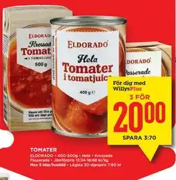 Willys TOMATER, Medlemspris erbjuda