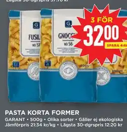 Willys PASTA KORTA FORMER erbjuda