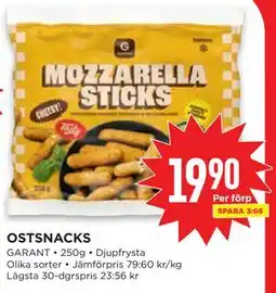 Willys OSTSNACKS erbjuda
