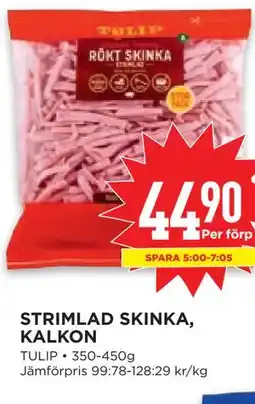 Willys STRIMLAD SKINKA, KALKON erbjuda